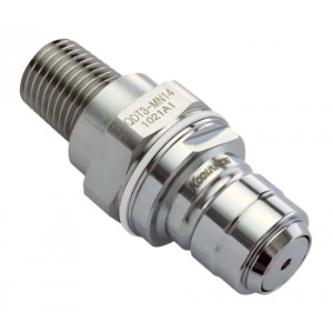 QDT3 EPDM Male Quick Disconnect No-Spill Coupling, Male Threaded, 1/4 NPT [QDT3-MN14]
