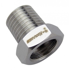 Threading Adapter, NPT 1/4 Male to G 1/4 Female, Stainless Steel (ADT-N14M-G14F-SS)