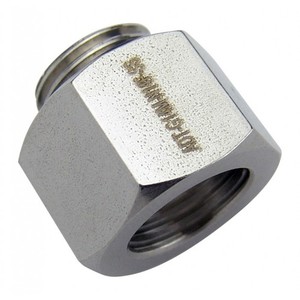 Threading Adapter, G 1/4 Male to NPT 1/4 Female, Stainless Steel (ADT-G14M-N14F-SS)