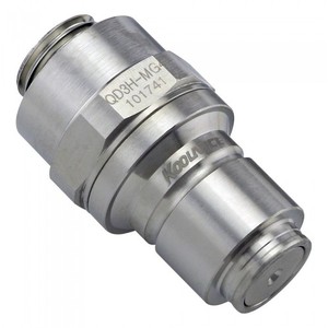 QD3H Male Quick Disconnect No-Spill Coupling, Male Threaded G 1/4 BSPP [QD3H-MG4]