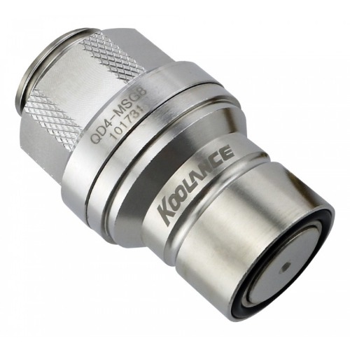QD4 Male Quick Disconnect No-Spill Coupling, Male Threaded G 3/8 BSPP [QD4-MSG8]