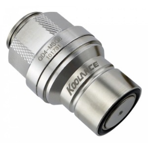 QD4 Male Quick Disconnect No-Spill Coupling, Male Threaded G 3/8 BSPP [QD4-MSG8]
