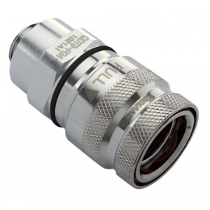 QDT3 Viton Female Quick Disconnect No-Spill Coupling, Male Threaded G 1/4 BSPP [QDT3-FG4-V]