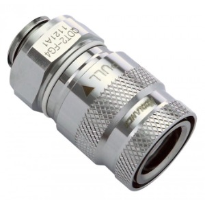 QD2T EDPM Female Quick Disconnect No-Spill Coupling, Male Threaded G 1/4 BSPP [QDT2-FG4]