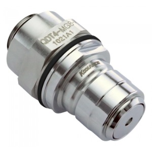 QDT4 Viton Male Quick Disconnect No-Spill Coupling, Male Threaded G 3/8 BSPP [QDT4-MG8-V]