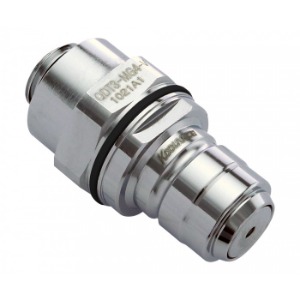 QDT3 Viton Male Quick Disconnect No-Spill Coupling, Male Threaded G 1/4 BSPP [QDT3-MG4-V]