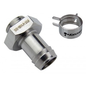 Barb Fitting for ID 10mm , Stainless Steel (FIT-V10B-SS)